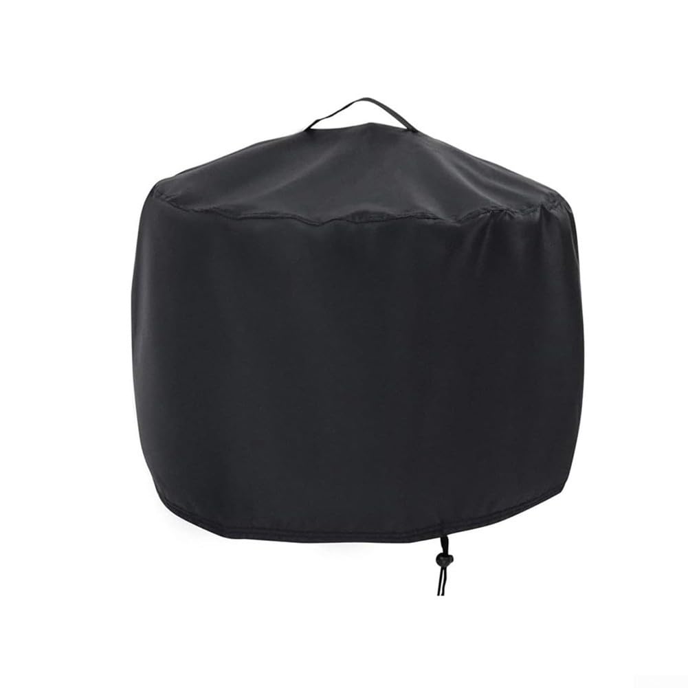 Round Pizza Oven Cover with Handle, 420D Heavy Duty Waterproof Windproof Protective Case for Gozney XL and Outdoor Garden Grills, Black(420D:87 * 38cm)