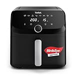 Tefal Easy Fry Mega Air Fryer, 7.5L Capacity (Serves Up to 8), 8 Preset Cooking Programs, Compact Design, Energy-Efficient, Dishwasher-Safe Basket, Black - EY8558G0