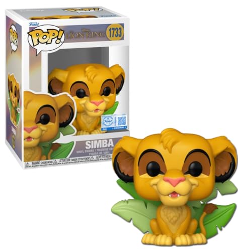 Funko Pop! Disney | El Rey León Simba Nº1733 | Special Edition | Figura de Vinilo Coleccionable | Edición Especial Disney | FS