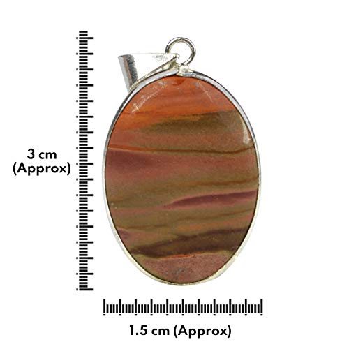 Image of Reiki Crystal Products AAA Polly Crome Pendant Oval Shape Crystal Stone Locket - Pendant with Metal Chain for Reiki Healing and Crystal Healing Gemstone for Unisex (Color : Purple)