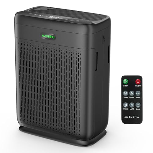 Air Purifiers for Home Large Room with Remote Control Up