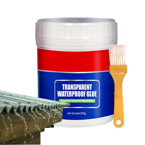 Sellador transparente para exteriores – Líquido para impermeabilización de paredes para alféizar de ventana, revestimiento de sellado invisible para terraza, agente impermeable para baño, solución de
