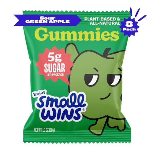 Dulces gomitas de manzana verde agria, 8 unidades miniatura 1