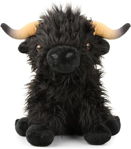 Kulupu Highland Cow Stuffed Animal,10.5 inches...