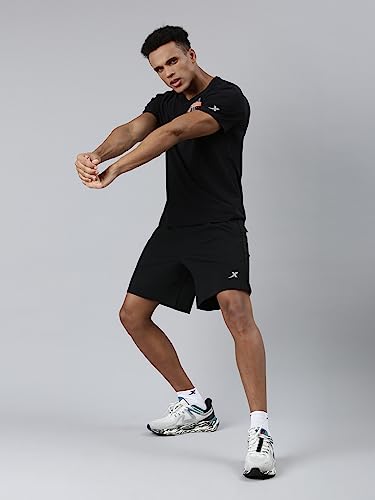 Image of XTEP Comfort Series (Sports Elastic Performance), Running Series, Superior Stretch, Polyamide & Elastane, Crew Neck Comfort Running T-Shirt for Men (White)