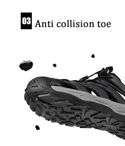 Mens Hiking Sandals Summer Outdoor Non-slip Water Shoes Breathable Comfortable Beach Lightweight Casual4