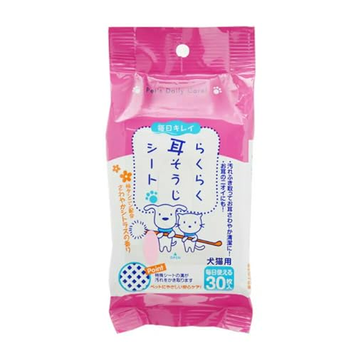 スーパーキャット (Super Cat) らくらく耳そうじシート プレミアム 30枚入りのサムネイル