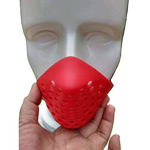 spider man faceshell spiderman half mouth mask costume homecoming face shell cosplay replica far from home PS4 Movie adults kids (Spiderman-Red)