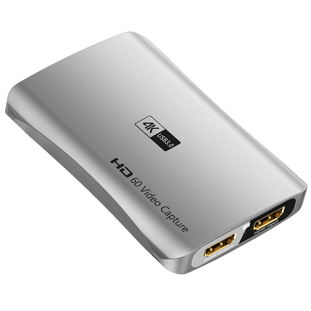 Tarjeta de Captura de Video 1080P 4K Compatible con USB 3.01080P 60FPS Tarjeta de Captura de Video HD Tarjeta de Captura de GrabacióN en