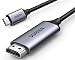 UGREEN USB C to HDMI Cable 4K 60HZ USB Type C Thunderbolt 3 HDMI Adapter Braided Cord for Macbook Pro, Samsung S10 Note 9 S9 S8 Plus Note 8,iMac 2017,Chromebook Pixel,LG V30 V20 G5,Dell XPS 15 13, 6FT