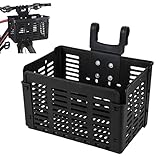 Matériau durable : ce panier de vélo pliable est conçu avec du plastique PP, qui est durable et imperméable, antirouille, haute résistance, pas facile à déformer.