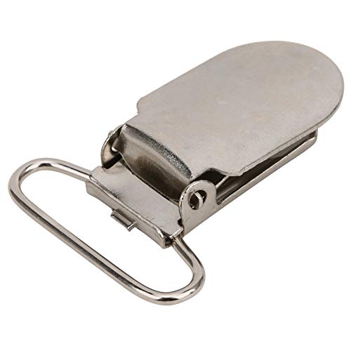 Clips de Tirantes de Chupete de Metal de 20 Piezas, Accesorio para Ropa de Bricolaje, para Reemplazar Abrazaderas Viejas de Tirantes (20 paquetes)
