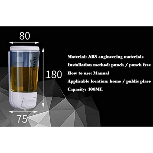 Zeepdispenser voor douche Vloeibare zeep dispenser for wandmontage Hand Sanitizer Shampoo Emulsion Dispenser Hotel… - Image 3