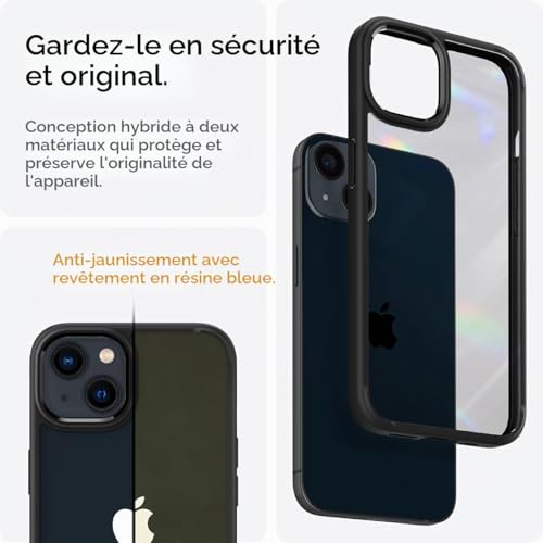 Coque iPhone 13 Mini transparente Spigen Ultra Hybrid mate - 4