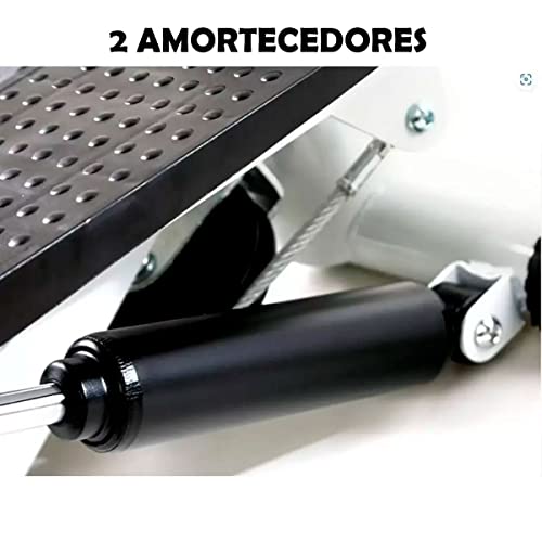 Mini Stepper Simulador de Caminhada com Monitor LCD Exercícios Pernas Glúteos GT6178-W