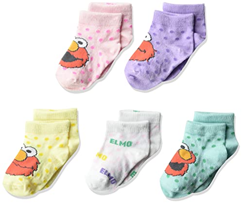 Image of Sesame Street Baby Classic 5 Pack Shorty Socks