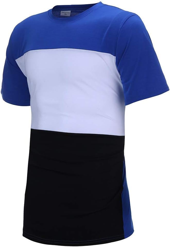 Miniatura 3 de Conjunto corto de 2 piezas para hombre, para verano, casual, para gimnasio, entrenamiento, atlético, camiseta para playa, vacaciones