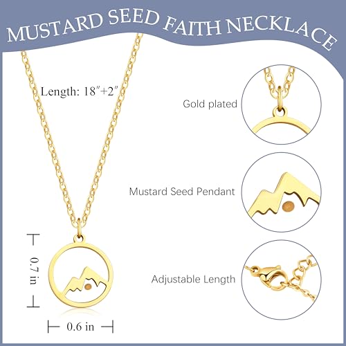 Mustard Seed Necklace for women Moving Mountains-Faith Necklace for Women Her Confirmation Inspirational Religious Christian Catholic Baptism Gifts for Teenage Women3
