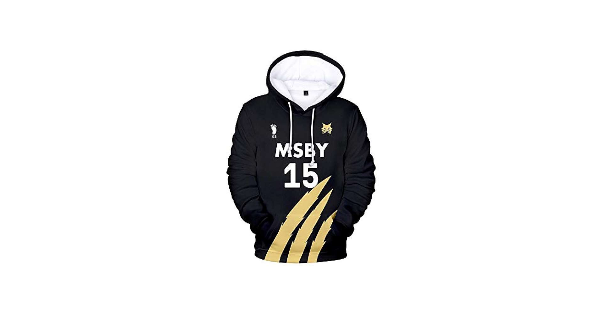 Amazon.com: IPLD Black Jackals MSBY Hoodie,Anime Kiyoomi