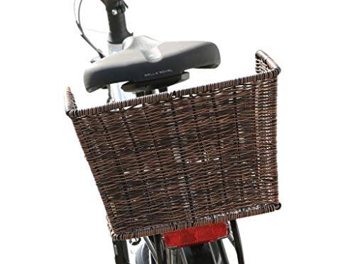 LTJ 030017 HR Fahrradkorb Kunststoff Rattan Gepäckträgerkorb