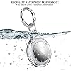 COOLQO-4-Pack-Waterproof-Air-Tag-Keychain-Holder-Case-Compatible-with-Apple-AirTag-Case-for-Dog-cat-Collar-Tracker-Key-Ring-360-Full-Body-Coverage-Hard-2in1-Shockproof-Locator-Protective-Cover-Clear 4 Pack Waterproof Air Tag Case for Dog