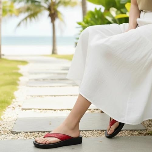 Image of AEROTHOTIC Comfortable Arch Support Flip Flops for Women Orthotic Sandals
