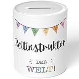 JUNIWORDS Spardose Sparbüchse, Bester Reitinstruktor der Welt (5716389)