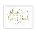 Andaz Press Wedding Party Signs, Metallic Gold Ink Print, 8.5-inch x 11-inch, Please Sign our Guestbook, 1-Pack, Gold Foil Alternative