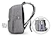 Backpack Diaper Bag for Mom - and Dad | Stroller Straps, Changing Pad, Wipe Dispenser, Insulated Pockets | Baby Bags for Girls and Boys | Baby Shower 2018 (Gray)