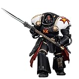 TOYVERSE JOYTOY 1/18 Figurine d'action Warhammer The Horus Heresy, White Scars Ebon Keshig Terminator 2 avec Power Glaive, articulation mobile, 13,7 cm, 15 ans et plus
