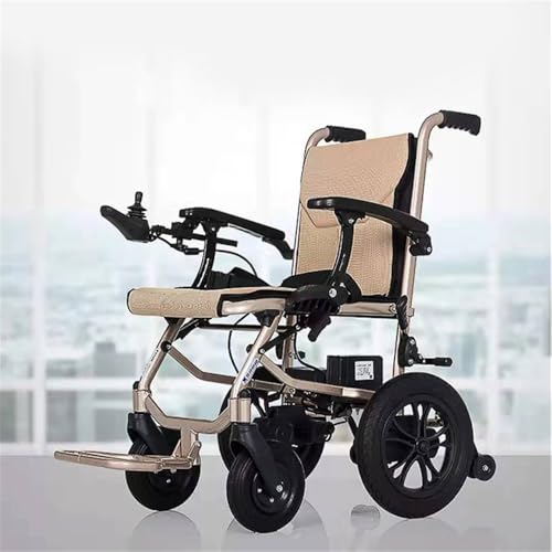 Folding Electric Wheelchair for Adults Elderly Mobility Aid Motorized Dual Motor