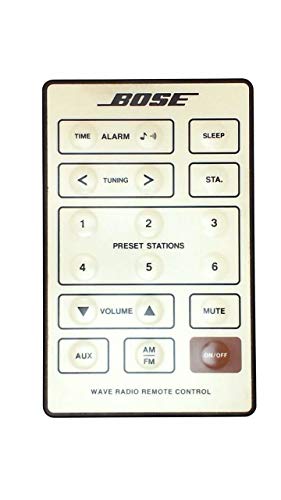 Genuine OEM Bose REMOTE CONTROL for Bose Wave Radio Cream White Series I