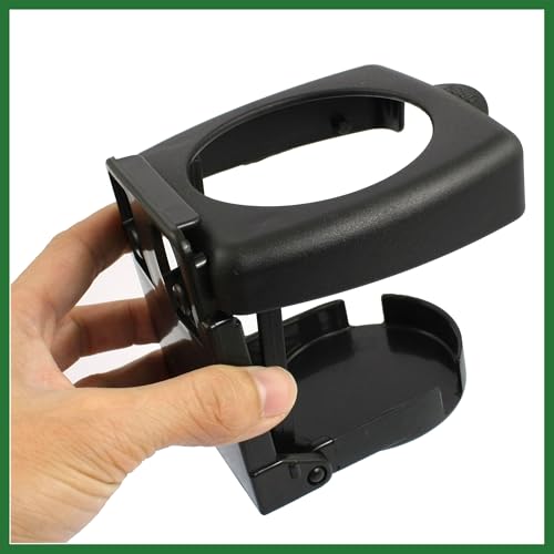 Portavasos plegable para carro y camioneta plástico negro miniatura 6