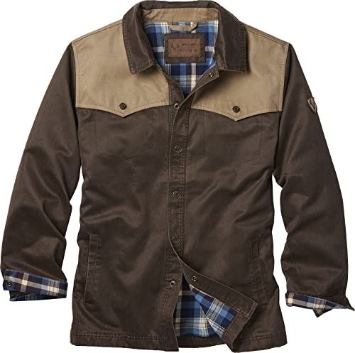 Legendary Whitetails Men's Stockyards Lonestar Waxed Canvas Shirt Jacket Shirt Jacket