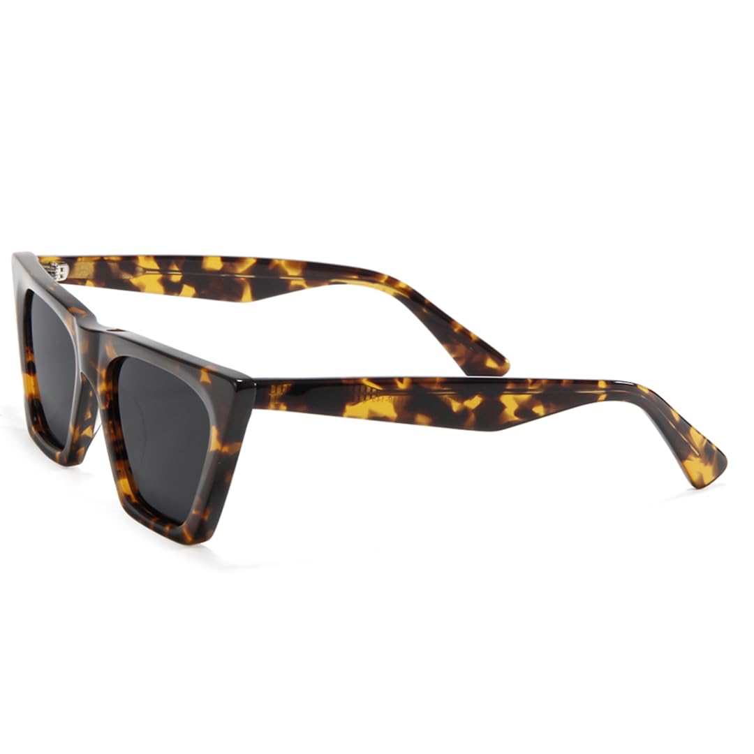 Occhiali da sole oversize da donna alla moda con montatura in acetato, polarizzati, per donna, tonalità UV400