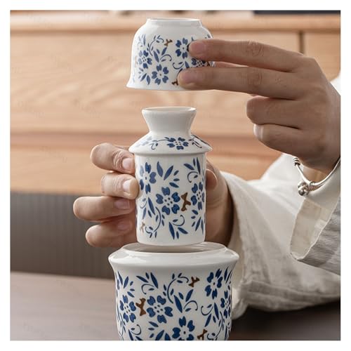 Juego de sake con olla resistente al calor que evita que tus licores pierdan temperatura 5