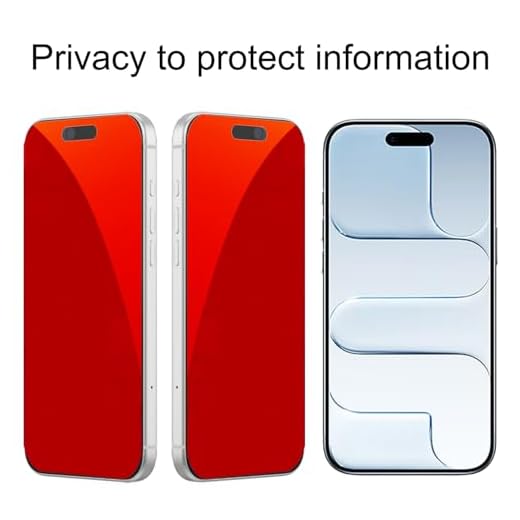 YIEDBCX iPhone Air Privacy Screen Protector Pack