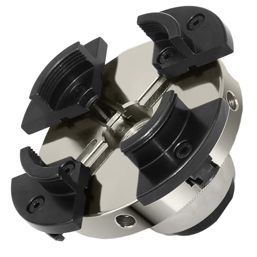 Wood Lathe Chuck 4-Inch 4-Jaw,Lathe Chucks for Woodturning M33 X 3.5 Lathe Spindle,4 Jaw Chuck for Wood Lathe with 1" X 8 TPI Adapter