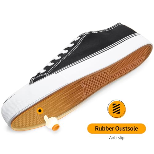 ZGR Mens Classic Casual Shoes,Lace-up Fashion Sneakers,Low Top Canvas Sneakers for Men4