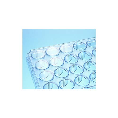 503870, Siliconized Glass Coverslip for Linbro Plate, 22mm Diameter, 0.19-0.22mm Thickness, Pack of 1000