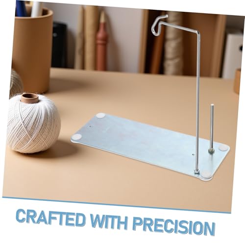 Support de bobineuse automatique NUOBESTY en métal argenté avec base stable