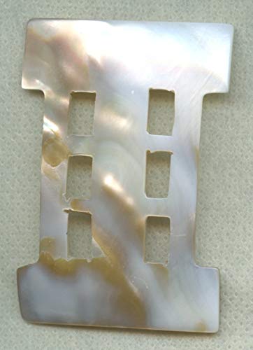 Kelmscott Designs 2.5" x 1.75" Mother of Pearl Sampler House Thread Keep