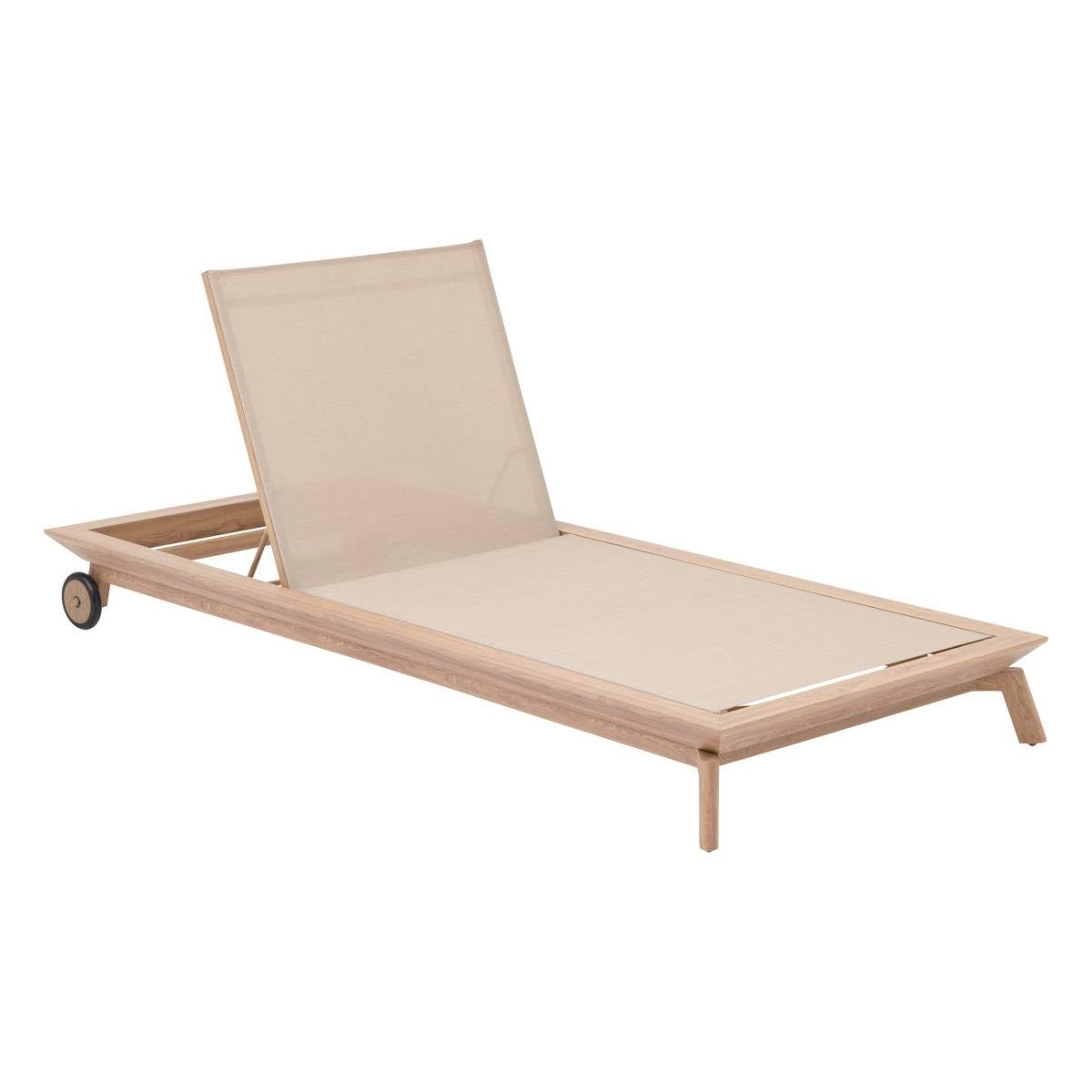 Hespéride - Lit de Piscine manissa Beige Aluminium et Polyester