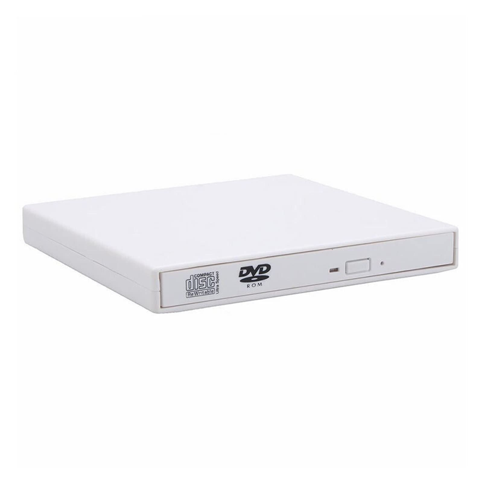 Zewnętrzny dysk optyczny DVD ROM CD RW USB 2.0 CD/DVD Odtwarzacz Combo Reader Napisz Portatil SYSTEM OPERACYJNY MAC Przenośny(Silver)