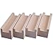 Elevador de Muebles de Madera Maciza,Levantador de Mesa,Patas de Pino para Sofas Armarios,Cama Elevación Muebles Piernas, Pies de Ancho de Ranura de 1.2cm Hasta 5cm,Paquete de 4(10 * 2 * 5cm)