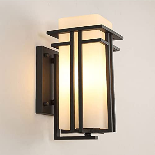 Lampe extérieur jardin étanche à l'eau avec diffuseur en verre - 6