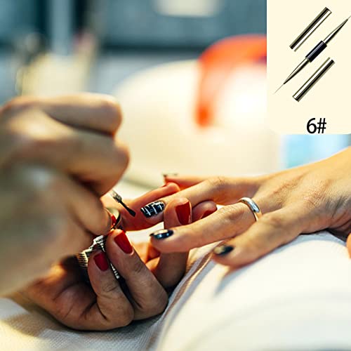 N/A/A 1 x Nail Art Liner Pinsel, professionelle Maniküre, Bohrer, Zeichnungen, Nägel, Pinselstift, multifunktionales… – Bild 3