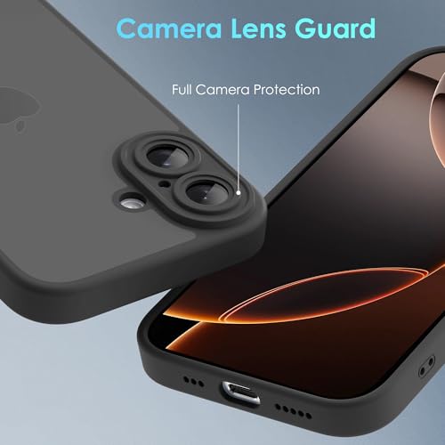 Mootobo Designed for iPhone 16 Case 6.1-Inch, Military-Grade Protection 360° Full Body Frosted Translucent Back Phone Cover - Image 2