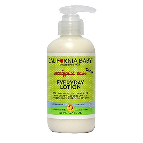 California Baby Eucalyptus Ease Everyday Lotion (6.5 ounces) Moisturizer for Dry, Sensitive Skin