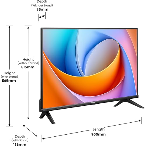 Hisense 40E4QT Visionneuse 40 " DLED Smart TV Game Mode AI Sports Mode Dolby Audio Dolby MS12 DTS Virtual X HDR10 HLG Full HD High Contrast Réduction du bruit [2025] - vue 8